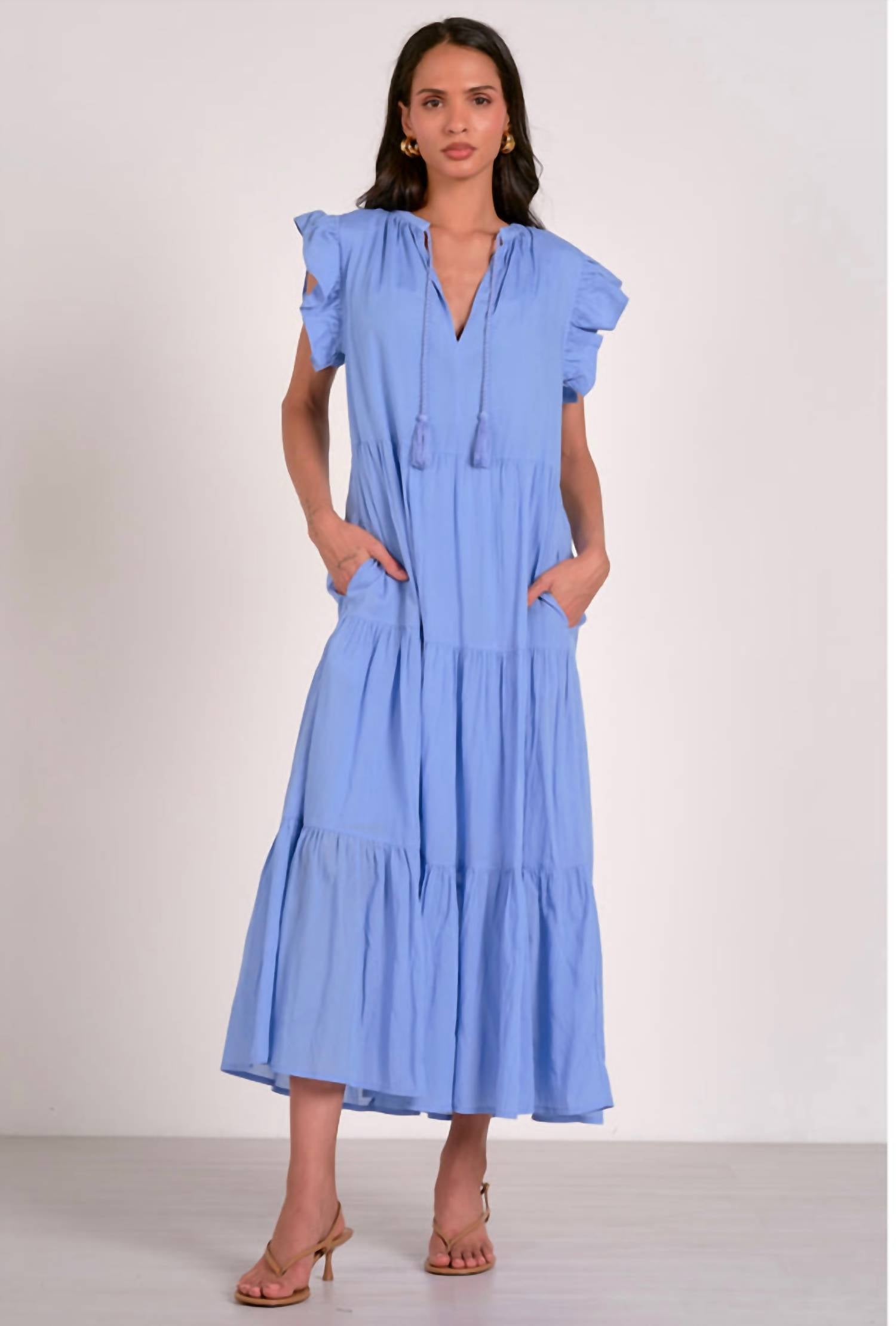 Elan - Tiered Ruffle Dress
