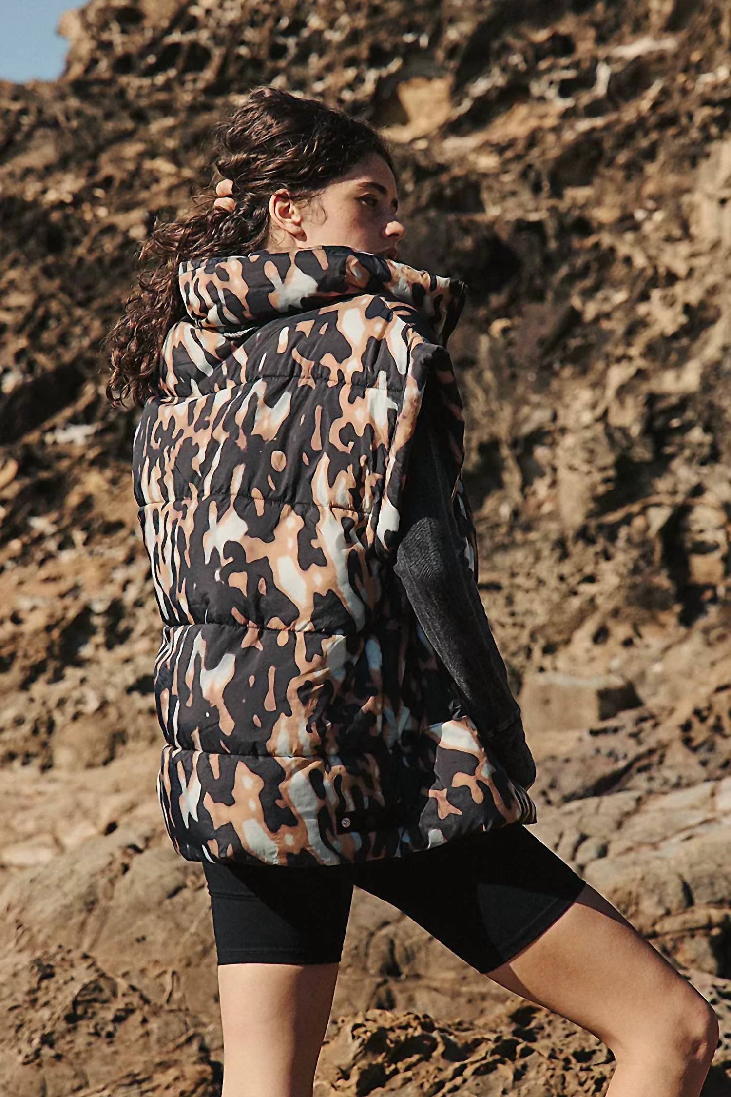 Free People - Printed in a Bubble Vest