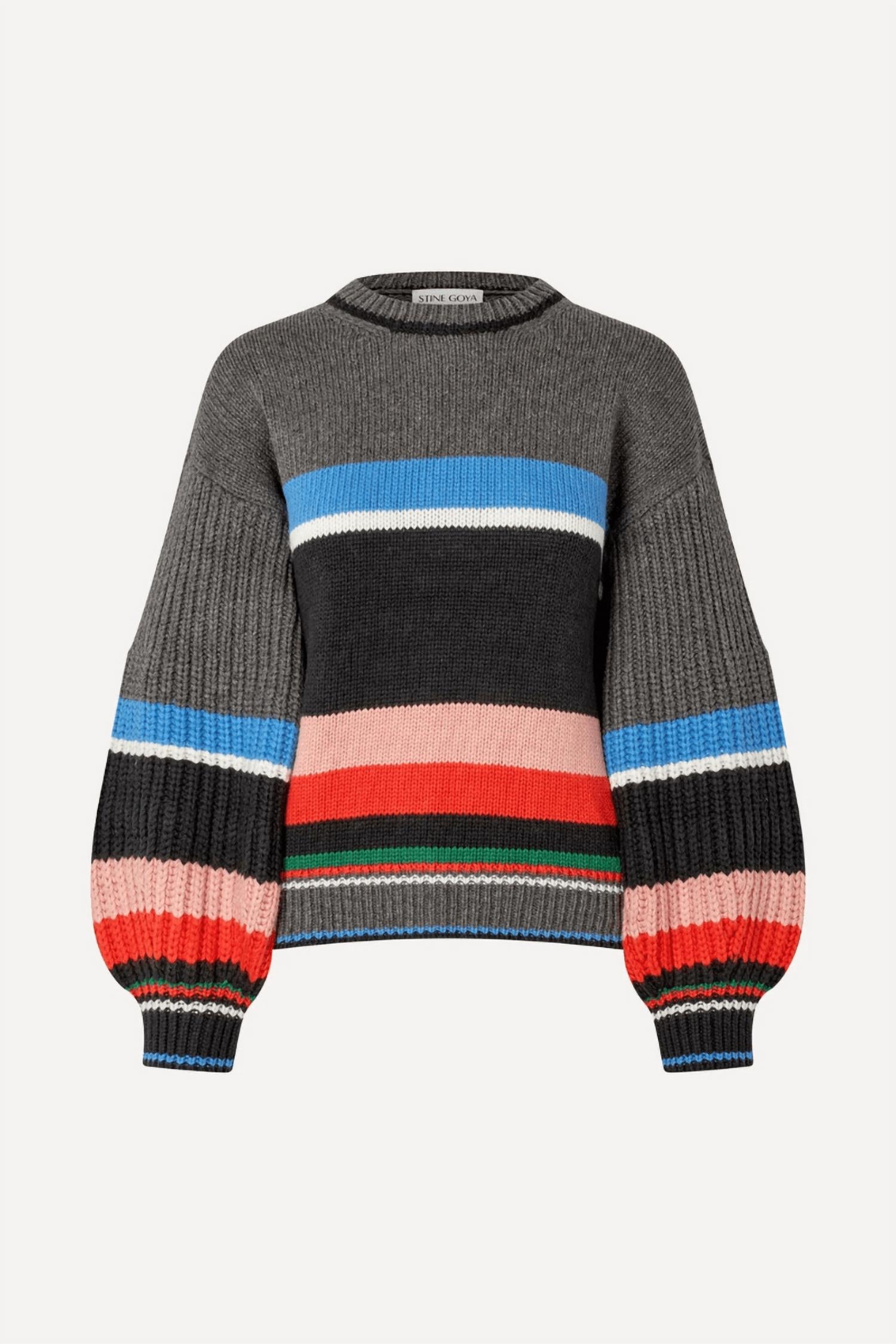 Stine Goya - Crewneck Chunky Sleeve Sweater