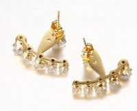 Katie Rae Collection - Women's Finn Ear Jacket Earrings