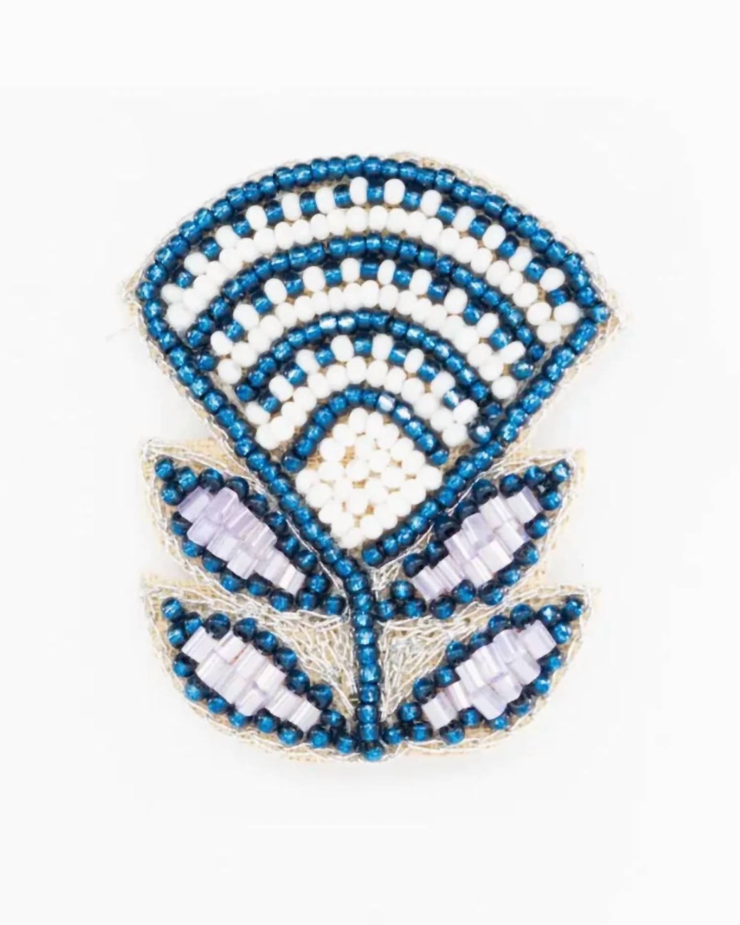 Beth Ladd Collections - Women's Block Print Flower Earrings