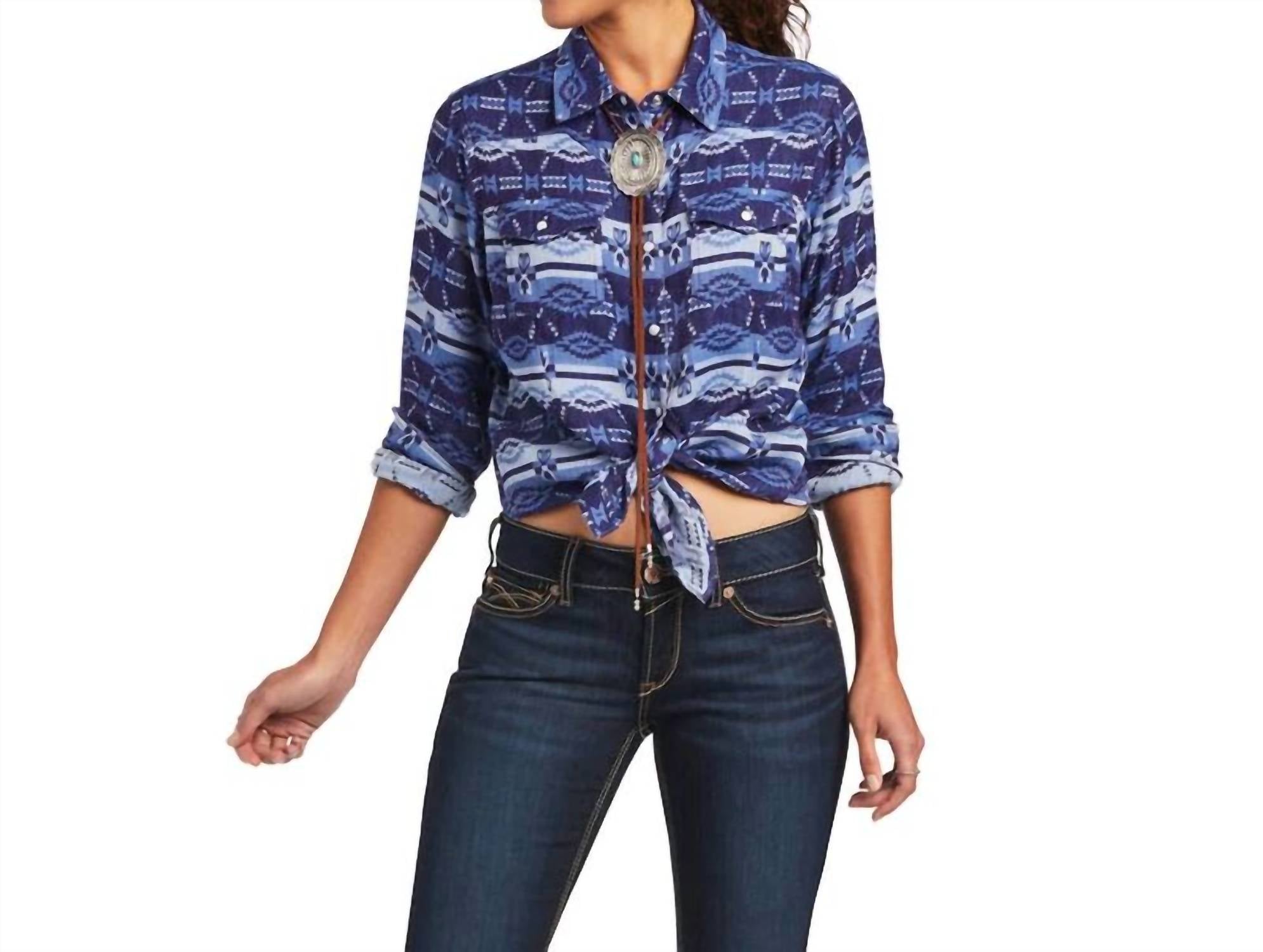Ariat - Real Long Sleeve Western Pearl Snap Shirt