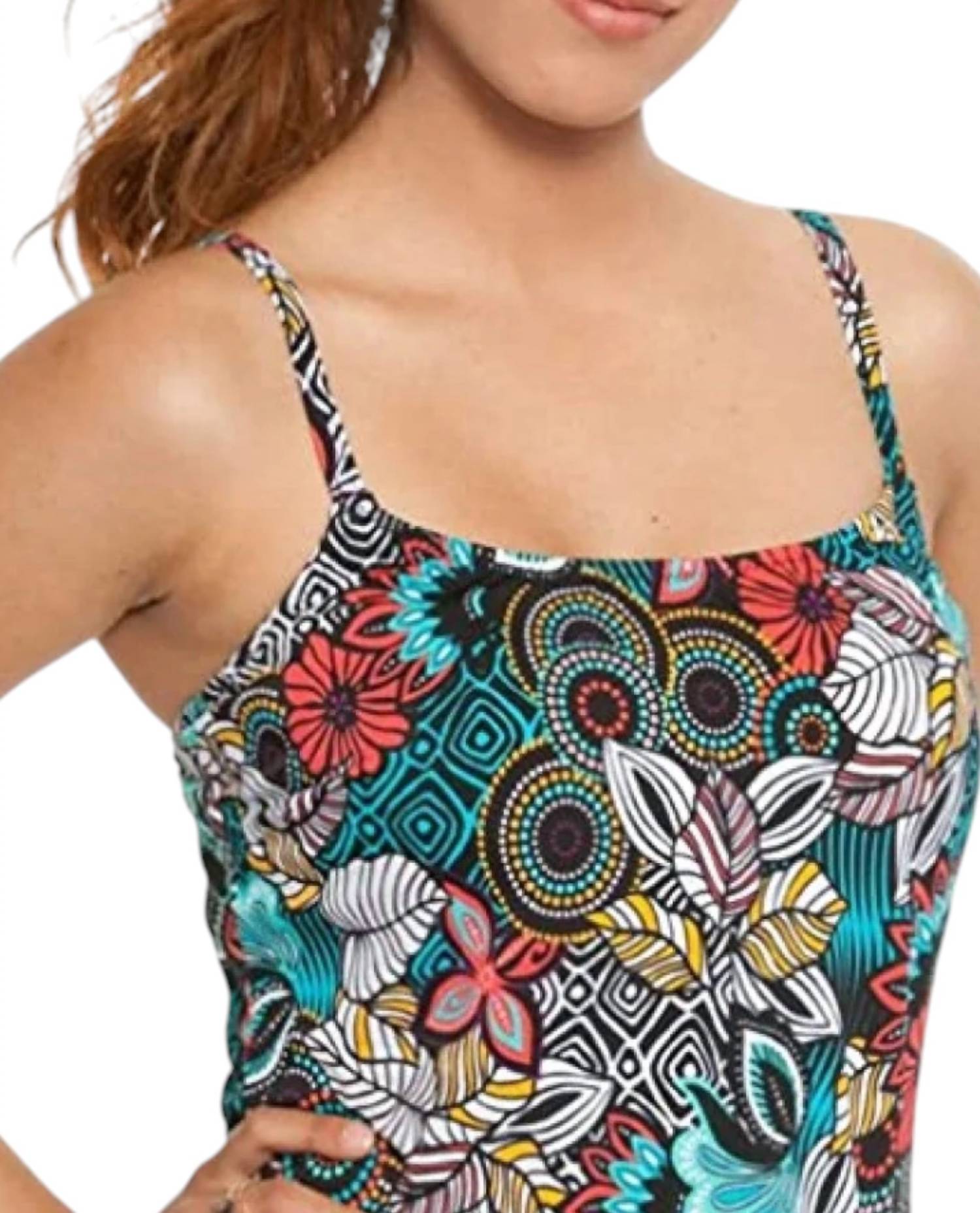Topanga By T.H.E. - Lingerie Strap Tankini Top