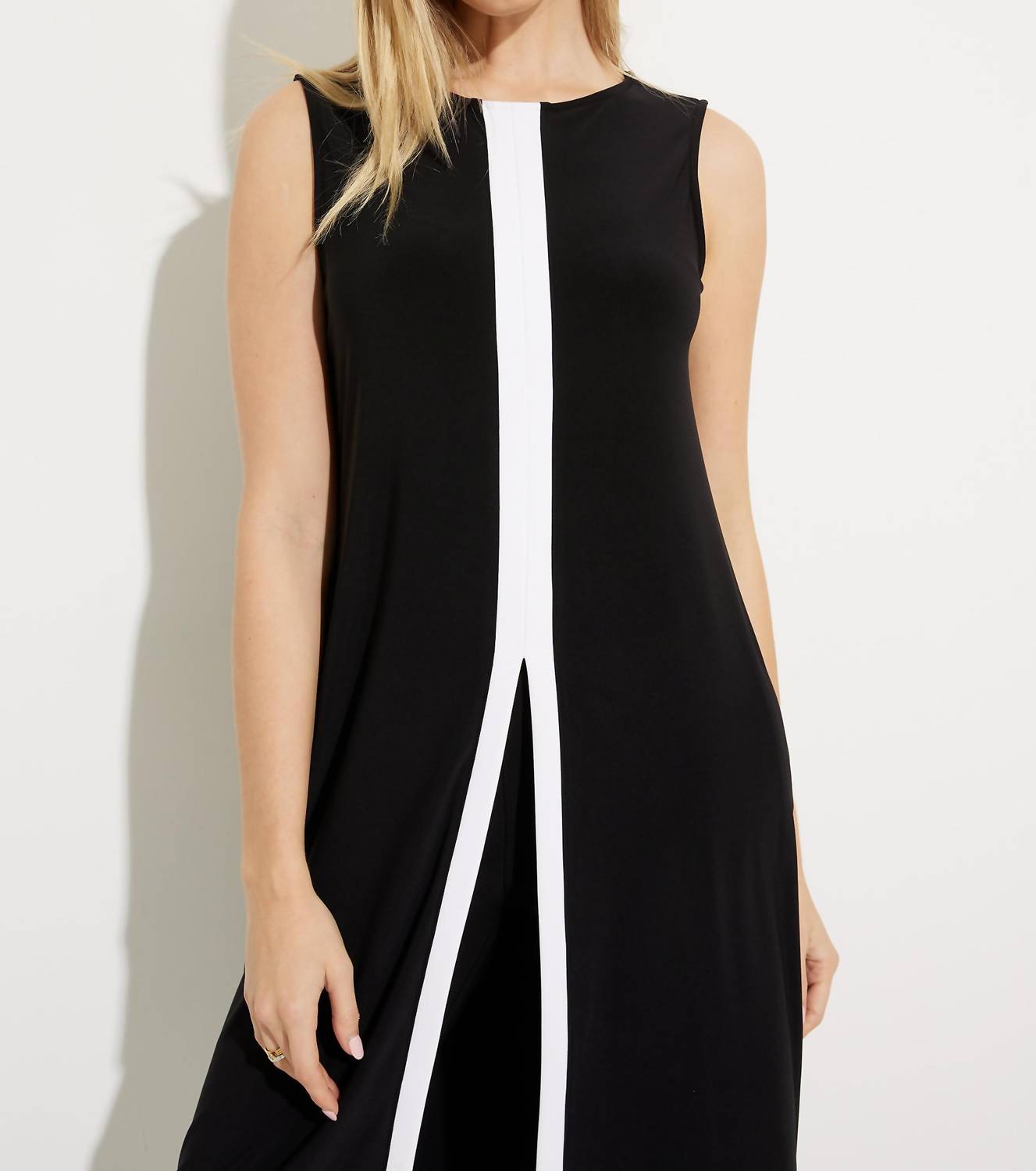 Joseph Ribkoff - Color-block Sleeveless Tunic