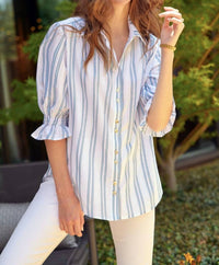 Finley - Sirena Drop Needle Button-down Shirt