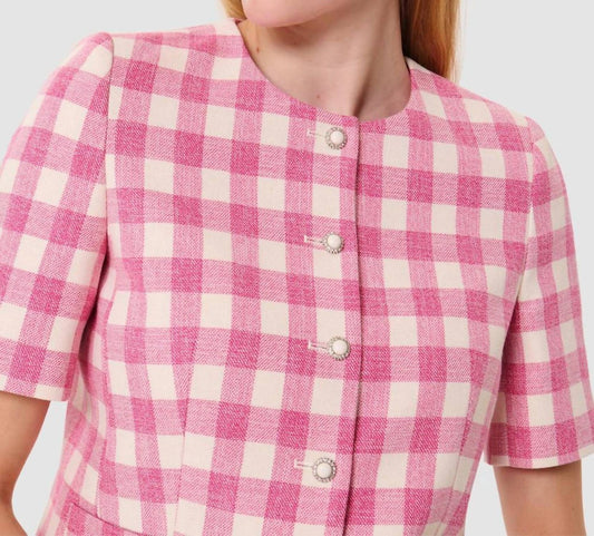 Tara Jarmon - Vanita Gingham Jacket