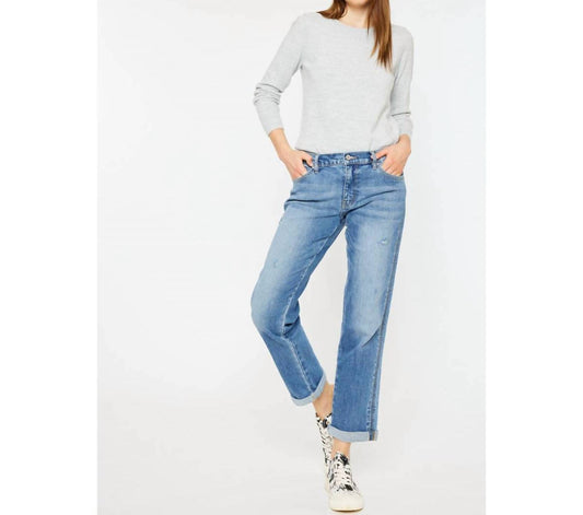 Kancan - Midrise Slim Fit Boyfriend Jeans