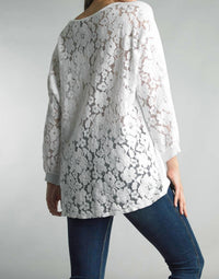 Tempo Paris - LACE KNIT TOP