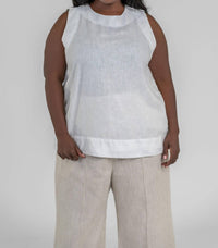 Adriana Contreras - Ava Linen Tank Top - Plus