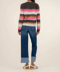 Kut From The Kloth - Elvira Striped Pullover Sweater