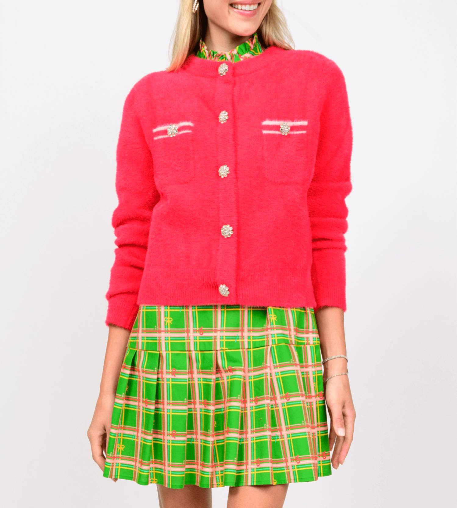 Ivy Jane - Chanel Fluffy Texture Cardigan