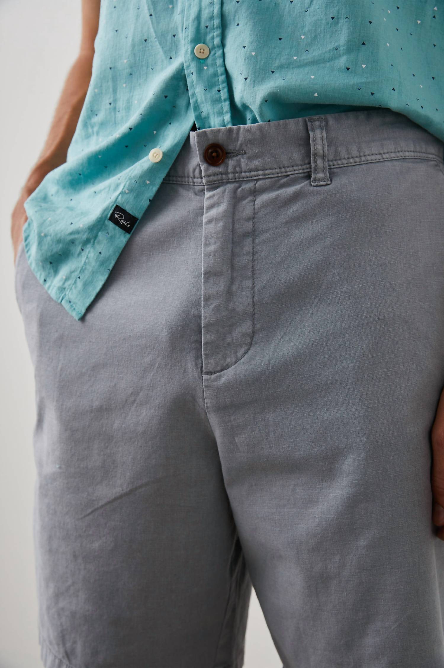 Rails Boden Short in gravel - men's shorts - alternate view