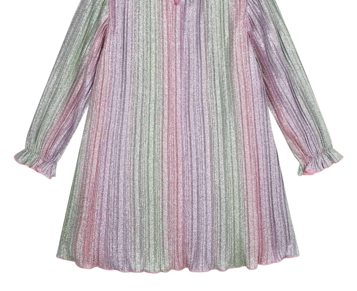 Billieblush Kids' Pleated Dress in multicolor - kids' dress - detail view