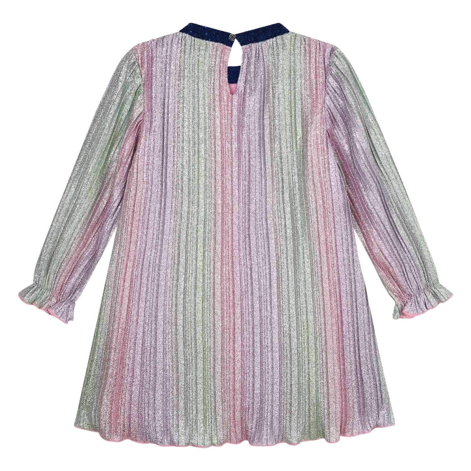 Billieblush Kids' Pleated Dress in multicolor - kids' dress - alternate view