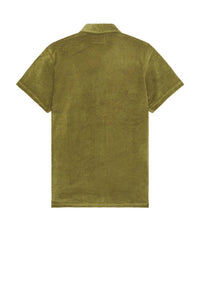 Iron & Resin - Terry Cloth Button-up Shirt