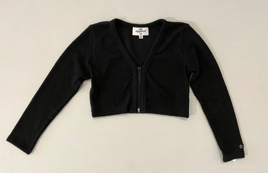 Girls Cashmere Zip Cardigan