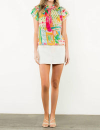 Thml - Floral Cap Sleeve Top