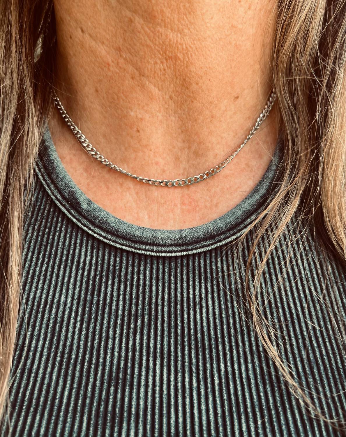 Chansuttpearls - Women's Dainty Chain Necklace