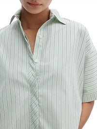 Rag & Bone - Marin Striped Short-sleeve Button-front Shirt