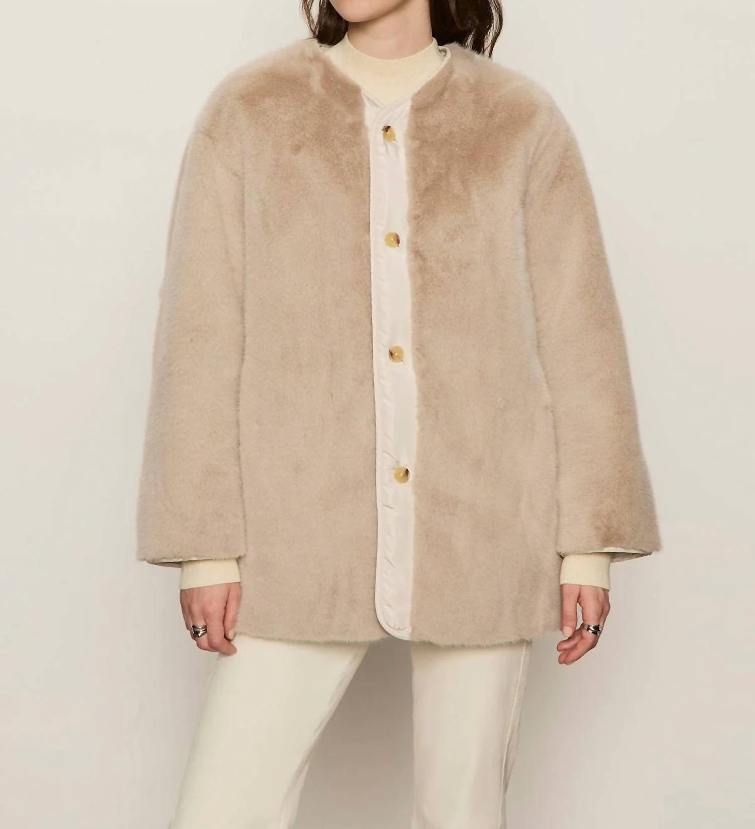Sanctuary - Reversible Fur Liner Coat