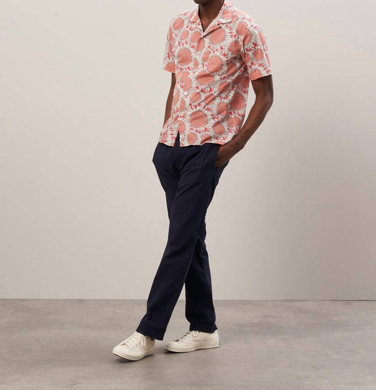 Hartford - Plam Liberty Print Cotton Shirt