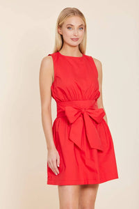 Dolce Cabo - Poplin Sleeveless Belted Dress