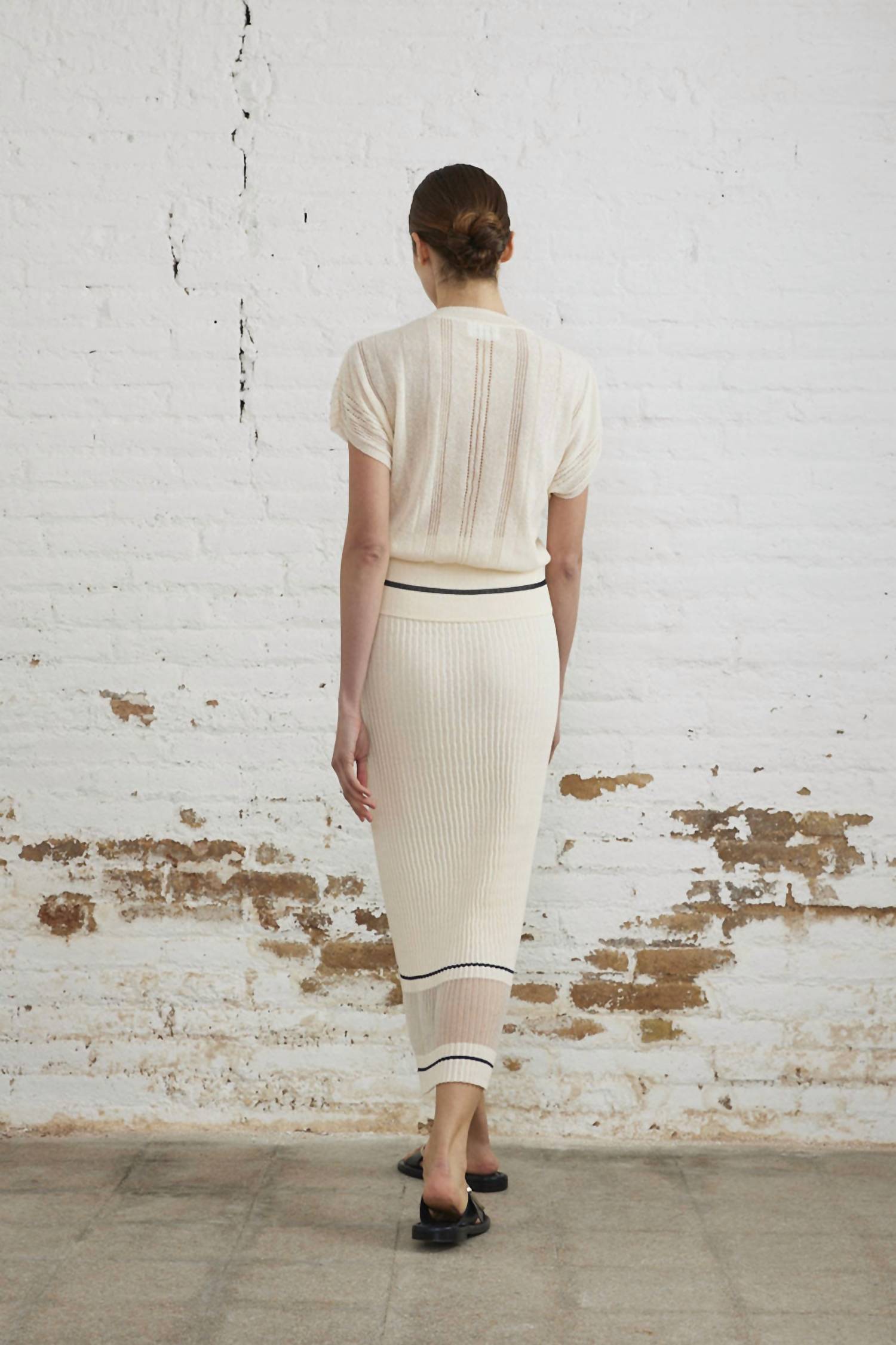 Sita Murt - Straight Knitted Skirt