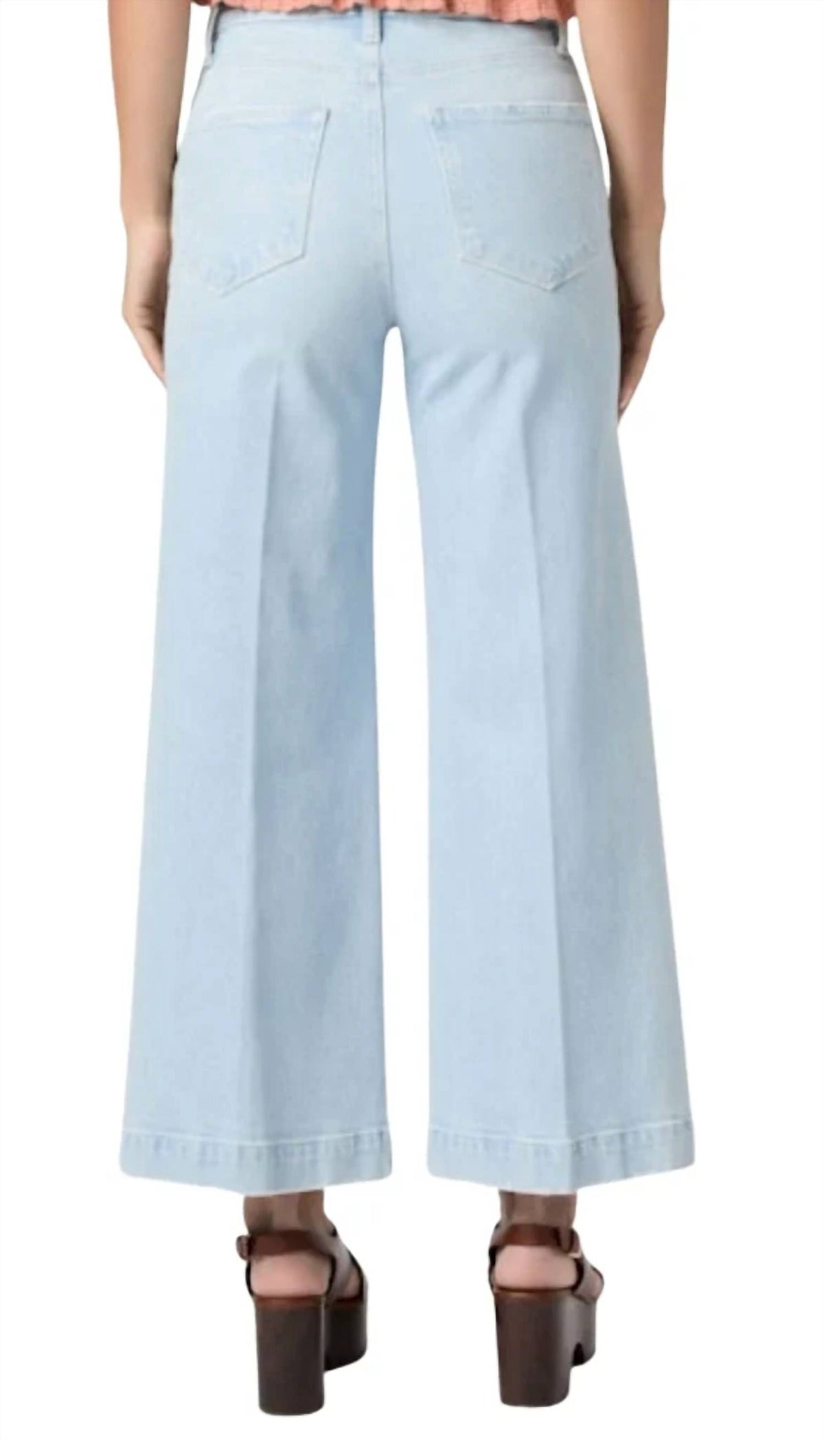 Paige - Harper Ankle High Rise Wide Leg Jeans