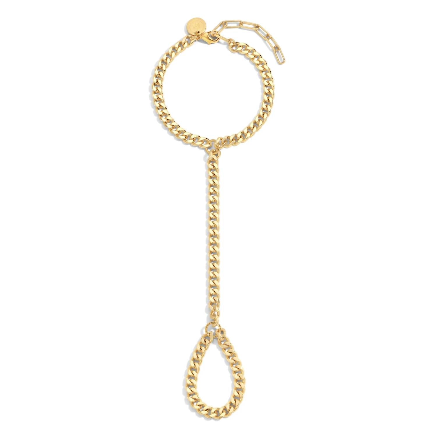 Eklexic - Women's Micro Link Curb Hand Chain