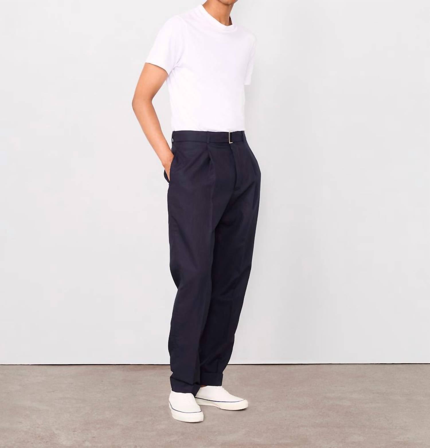 Officine Générale Hugo Pants in navy ink - men's pants