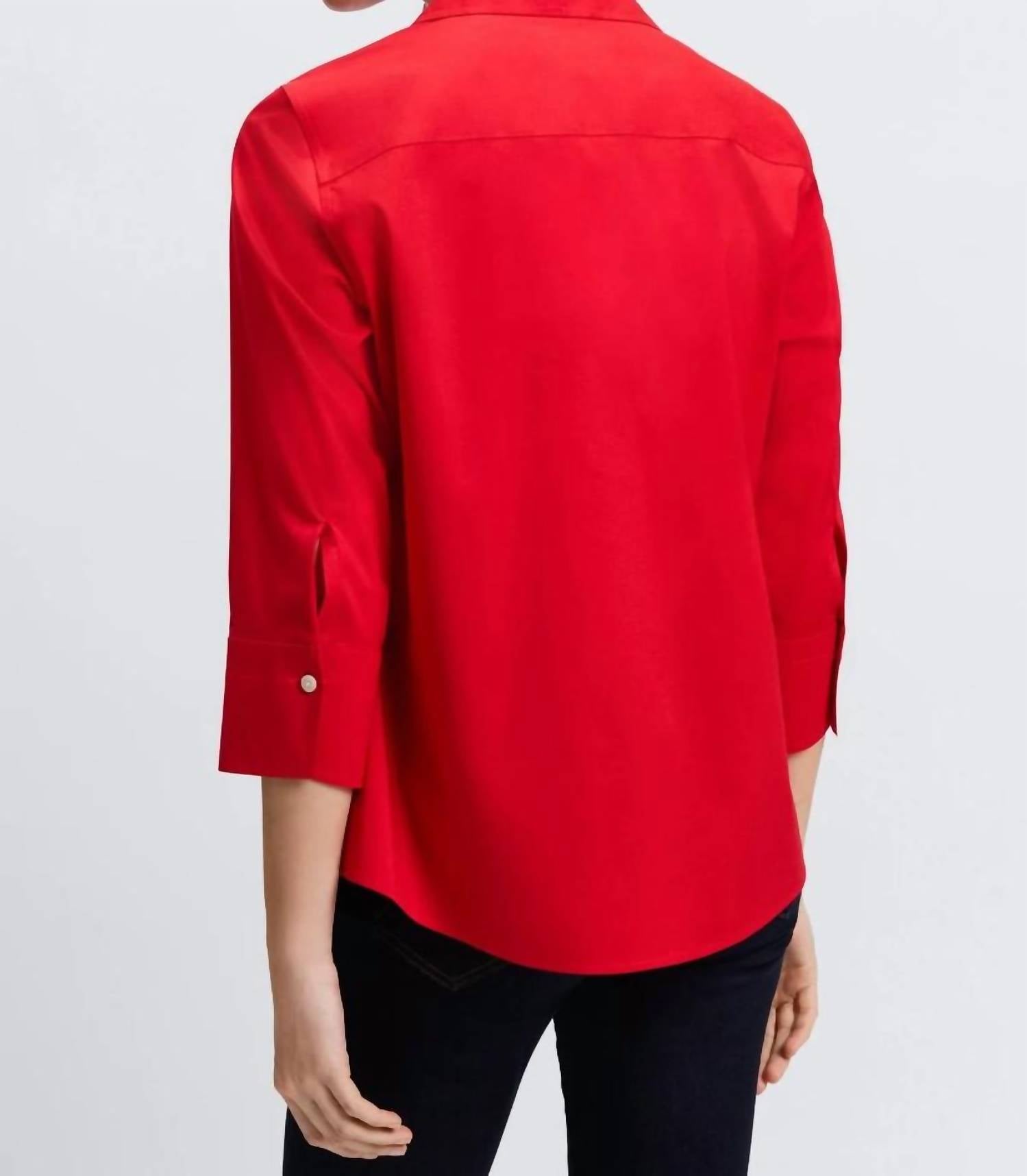 Foxcroft - Mary Solid Stretch Shirt