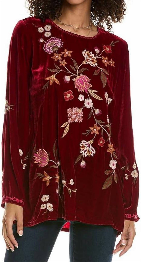 Johnny Was - Quinn Velvet Kimono Sleeve Tunic