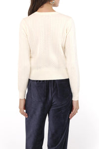Sadie & Sage - Mochi Heart Button Cardigan