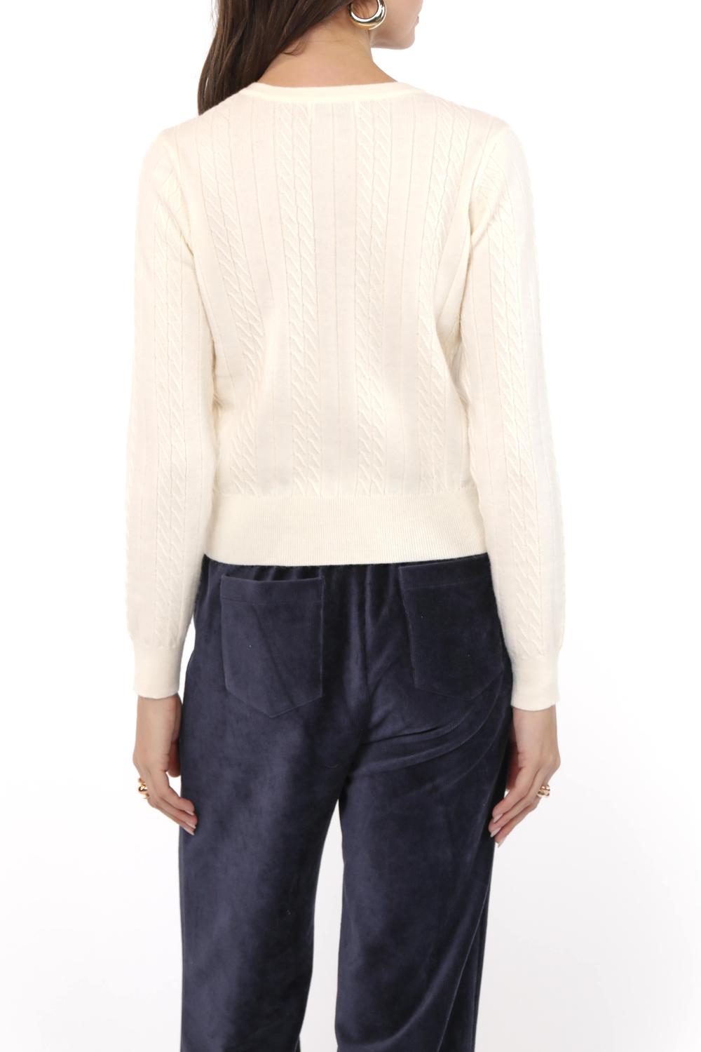 Sadie & Sage - Mochi Heart Button Cardigan