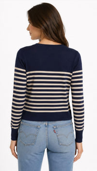 J. Society - Nautical Stripe Cardigan