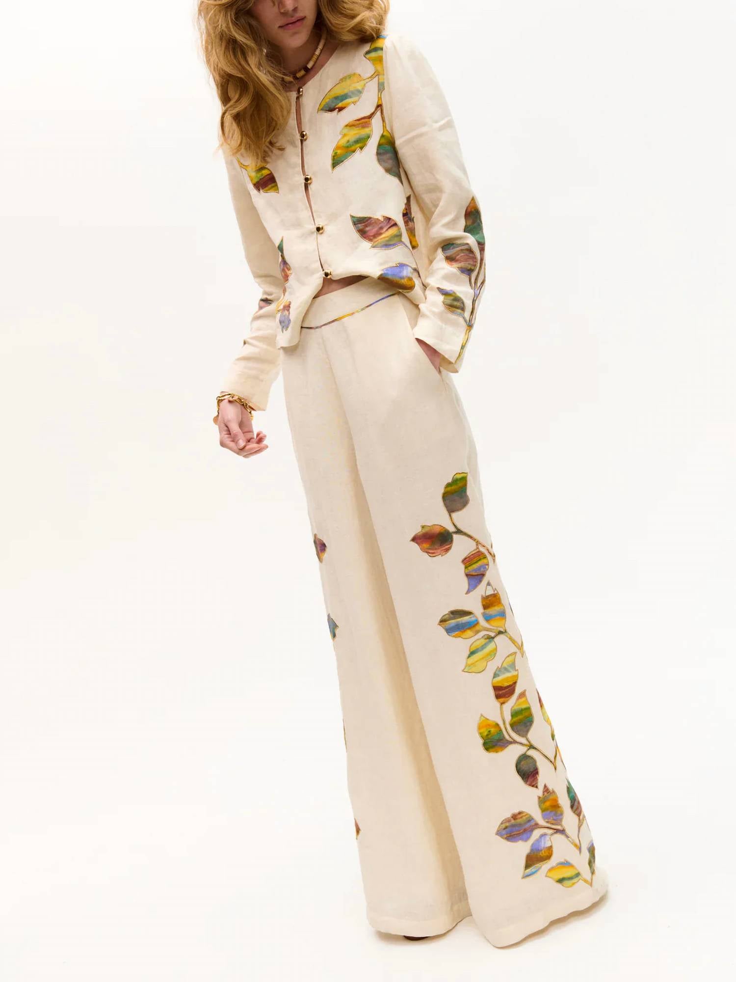 Carolina K - Palazzo High Waist Pants
