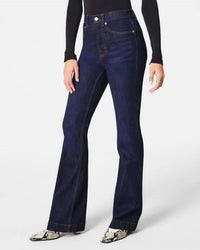 Spanx - High-rise Sculpting Flare Jeans With Tummy Control