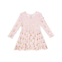 Posh Peanut - Ryleigh Long Sleeve Ruffled Twirl Dress