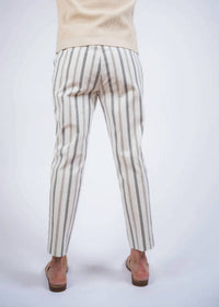 Lisette - Notched Slim Ankle 26" Pants