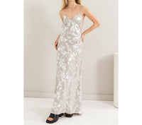 Hyfve - Foil Print Maxi Slip Dress
