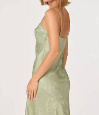 Astr - Tyla Satin Bias-Cut Maxi Dress