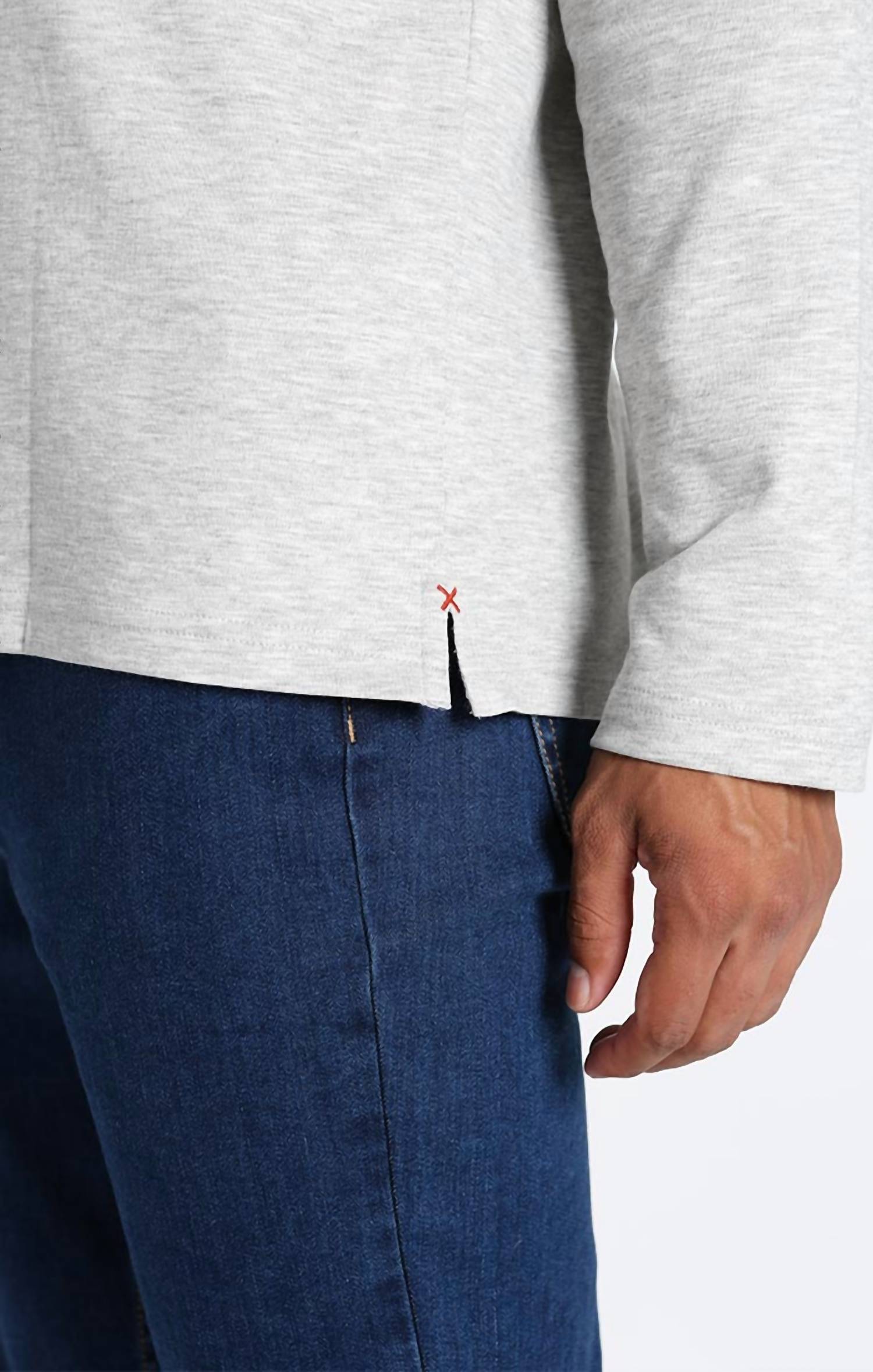 Jachs New York - Luxe Cotton Long Sleeve Polo Shirt