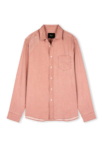 Rails Mykonos Shirt Top in desert rose - men's long sleeve top - alternate view
