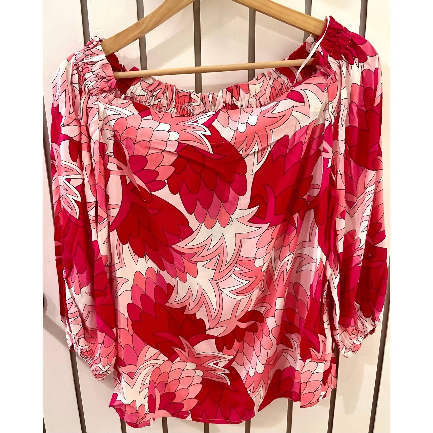Trina Turk - Floral Off Shoulder Blouse