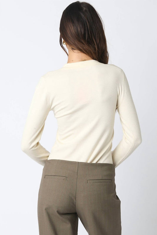 Olivaceous - Kyla V-neck Bodysuit