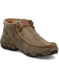 TWISTED X Women's Chukka Driving Moc Shoes in bomber brown - women's sneaker