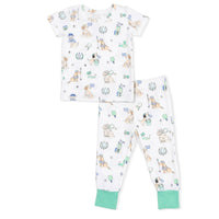 Angel Dear - Kids Country Club Dogs Short Sleeve Pajama Set