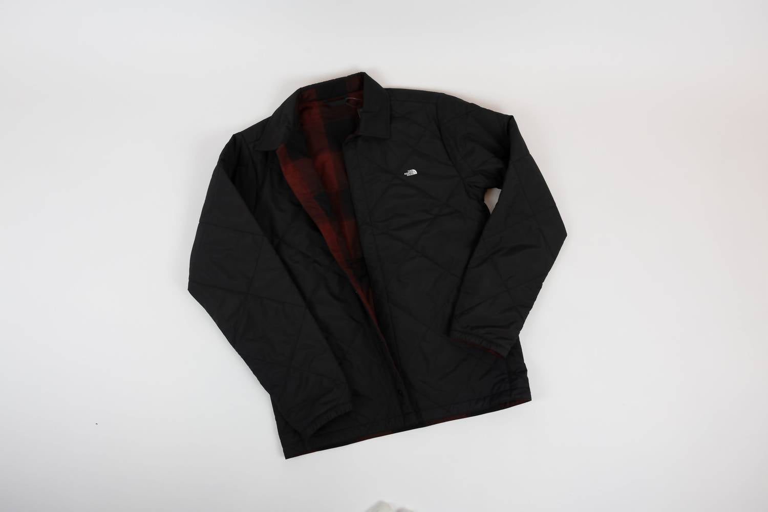 THE NORTH FACE Afterburner Insulated Flannel Jacket in black sumac - men's jacket - view 6