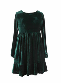 Gabby - Girls Velvet Emma Dress