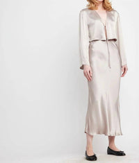Self Contrast - Luna Midi Skirt
